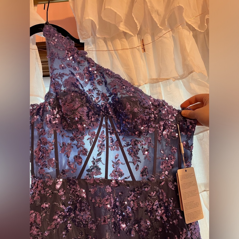 Purple Prom Dress. Size shown on tag in picture.
